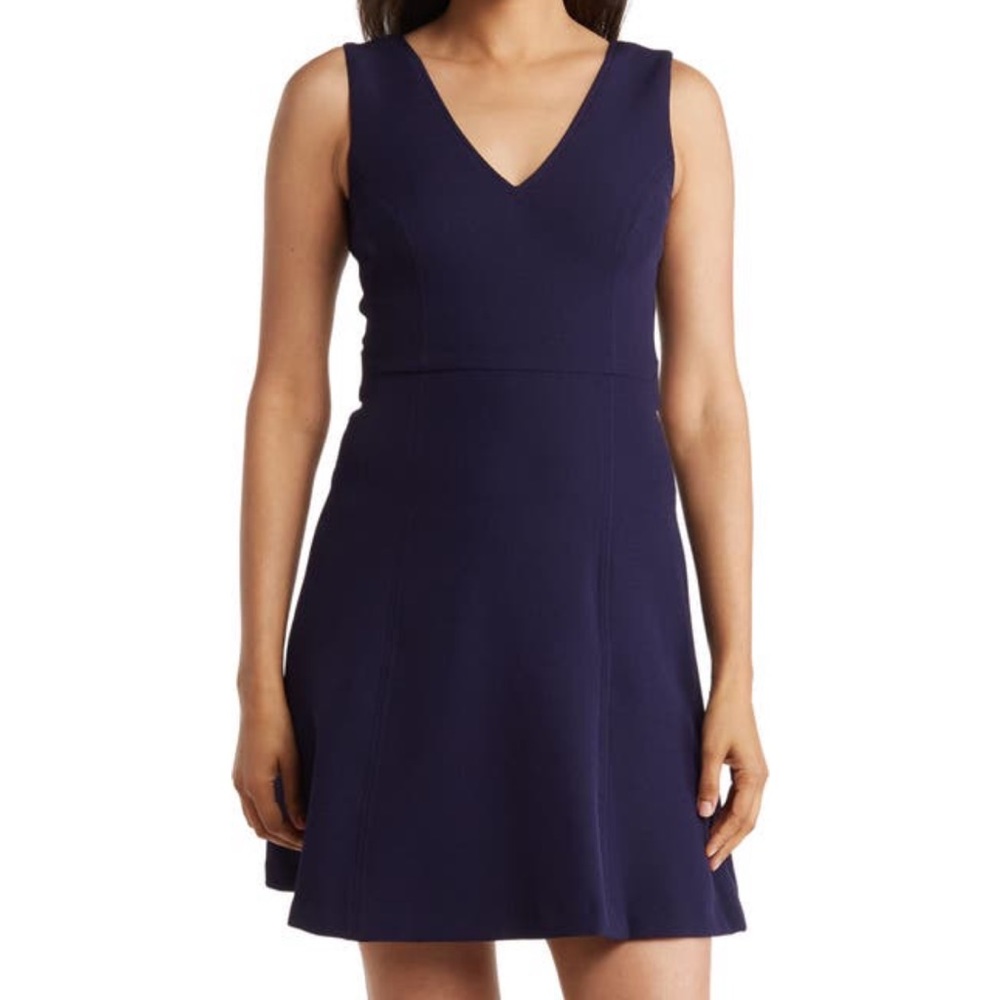 Vince Camuto navy dress size 10